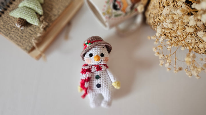 Snowman & Santa Mini Doll Crochet Pattern Bundle