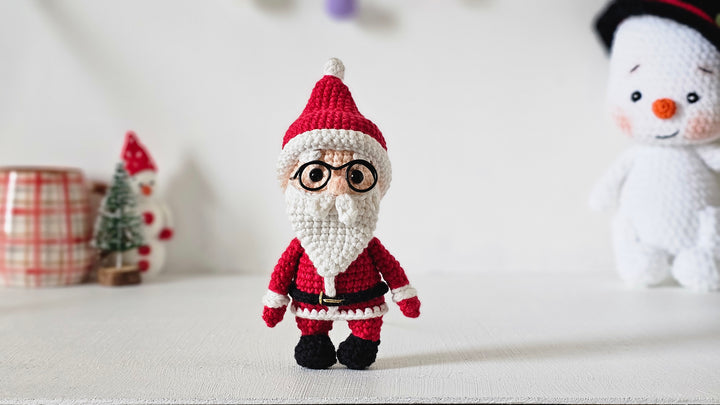 Snowman & Santa Mini Doll Crochet Pattern Bundle