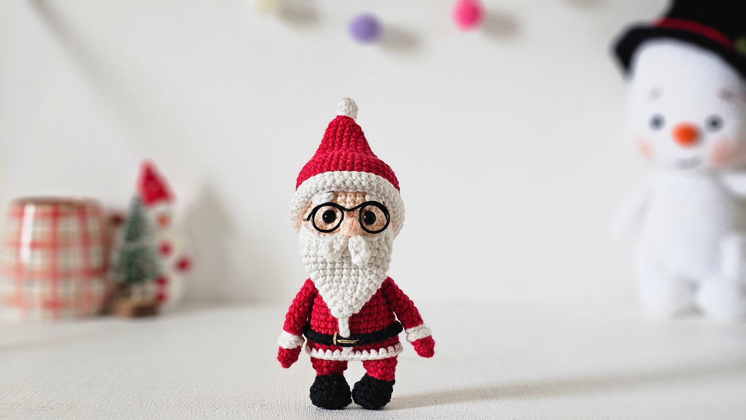 Snowman & Santa Mini Doll Crochet Pattern Bundle
