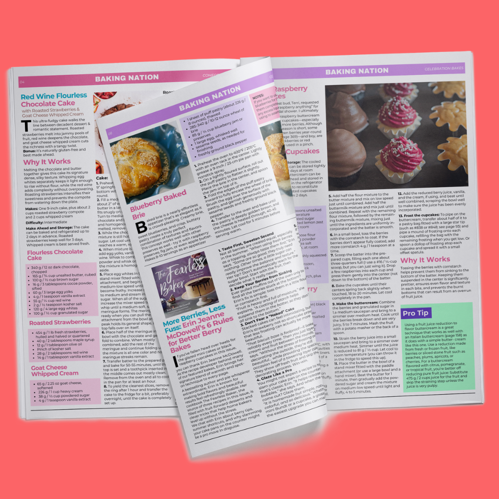 Baking Blog Newsletter Baking Nation 1-Issue-a-month Subscription – The Kindness Company