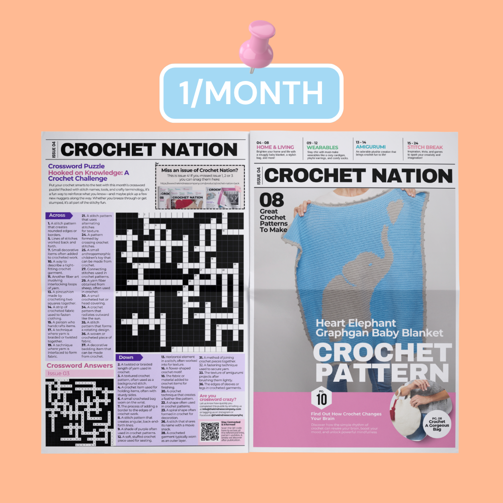Crochet Nation • 1-Issue-a-Month Subscription Plan *