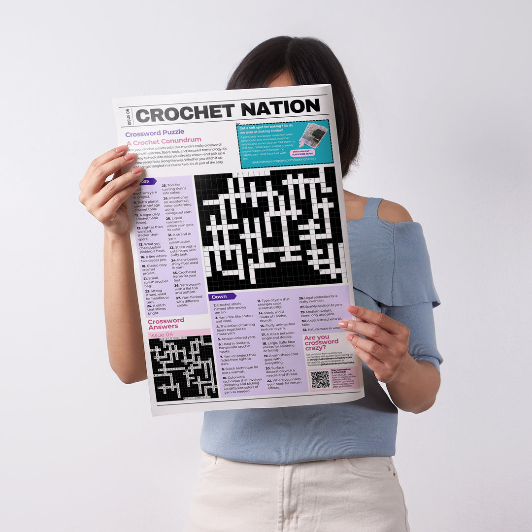 plant based plastic fiber crossword Crochet Nation • Issue 5 – The Kindness Company