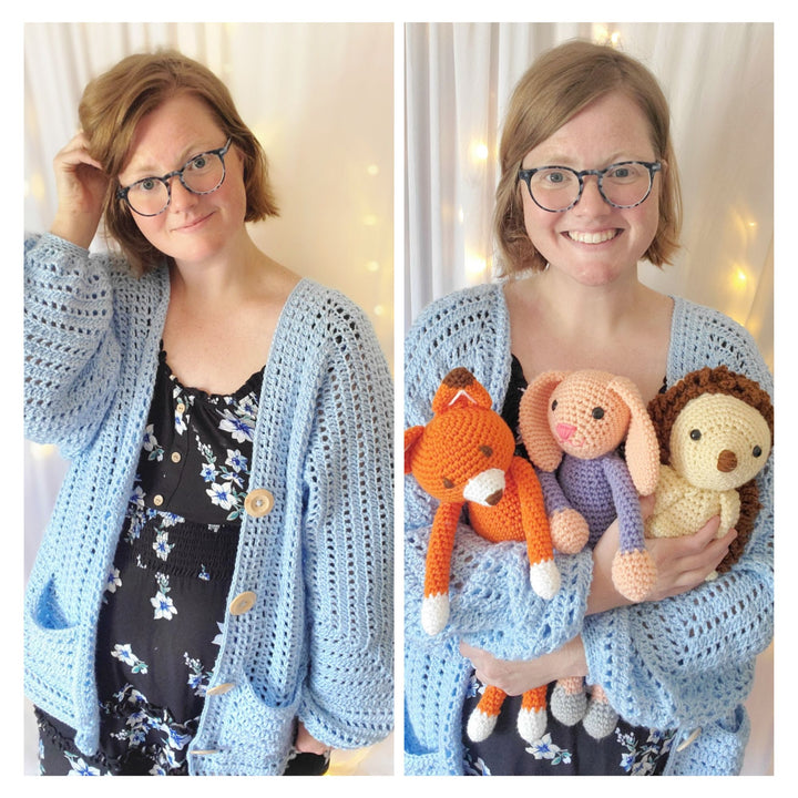 Grandma Ange's Famous Cardigan Crochet Pattern