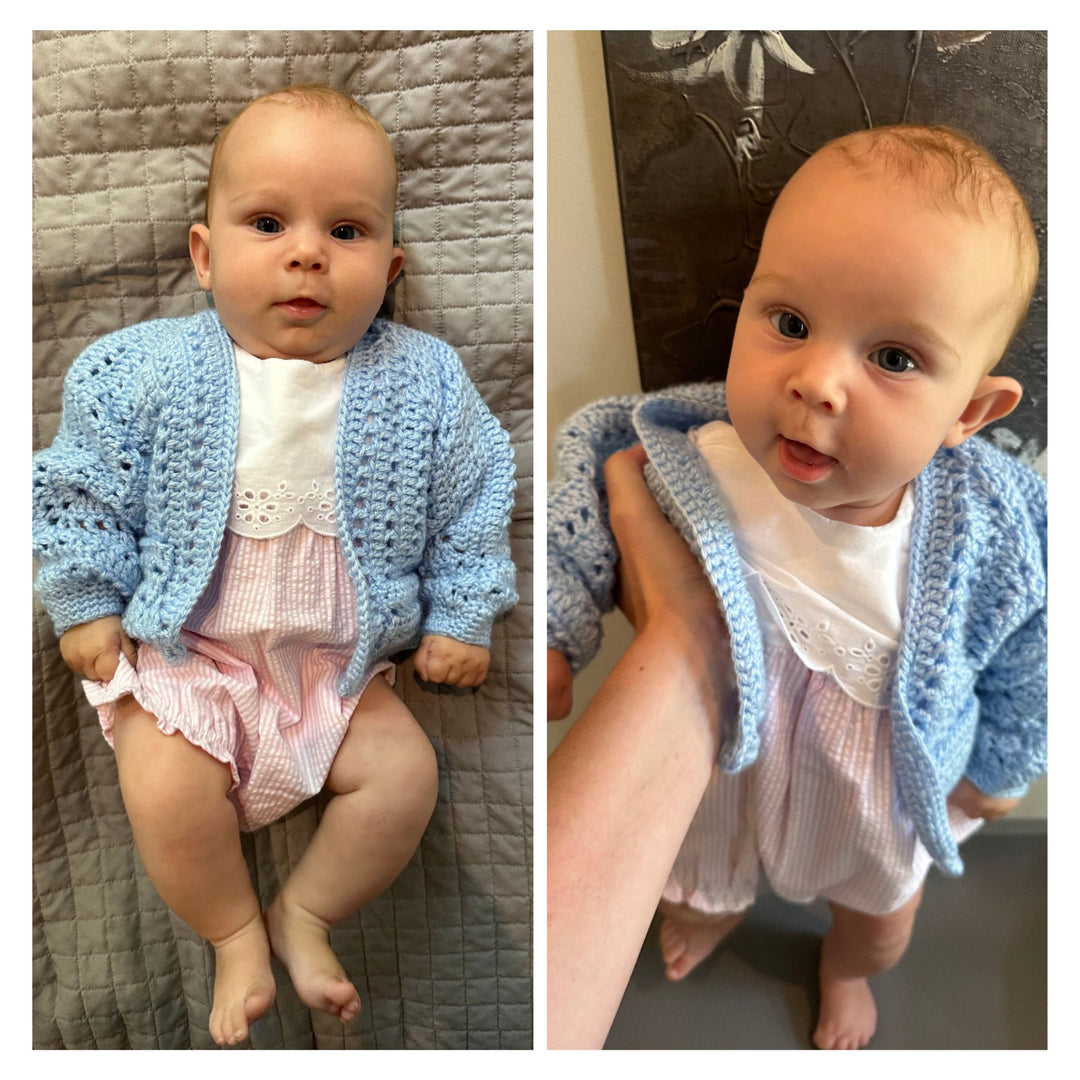 Grandma Ange's Famous Cardigan Crochet Pattern