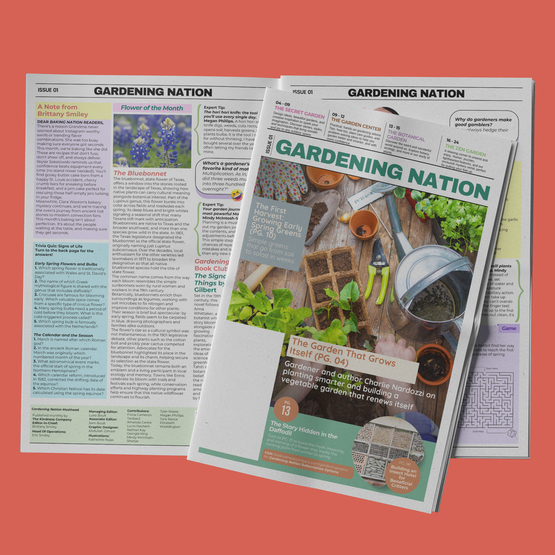 Annual Subscription • Gardening Nation