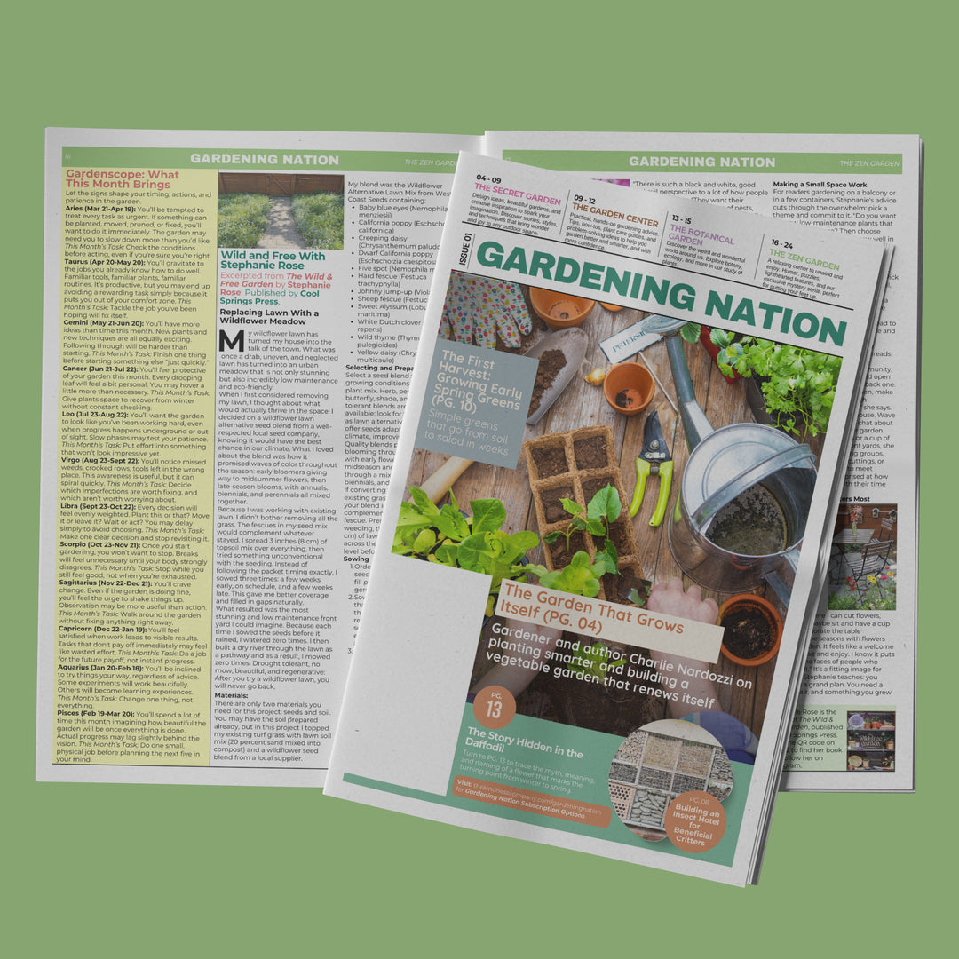 Annual Subscription • Gardening Nation
