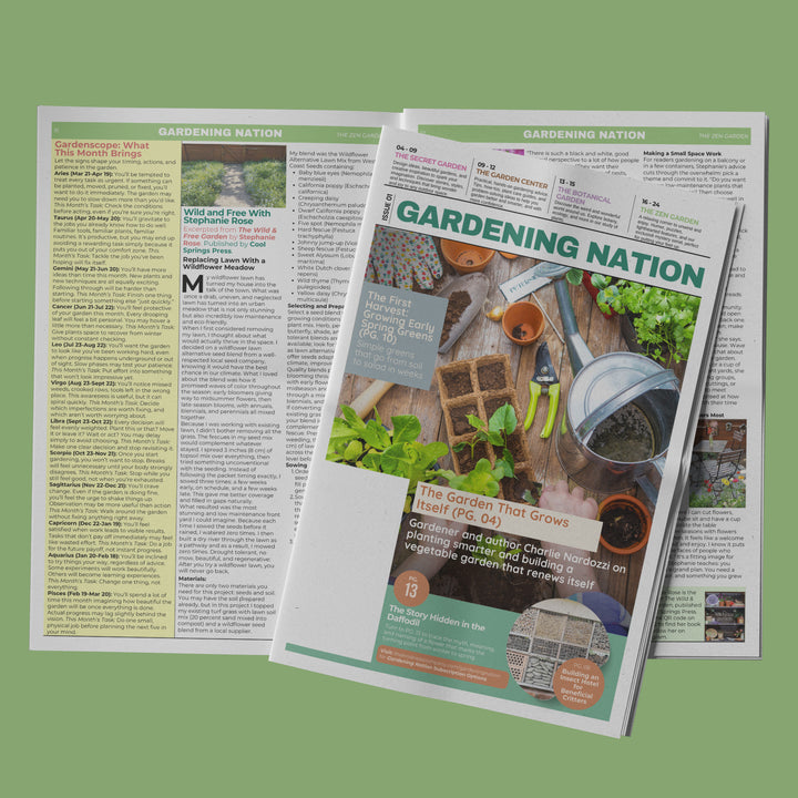 Annual Subscription • Gardening Nation