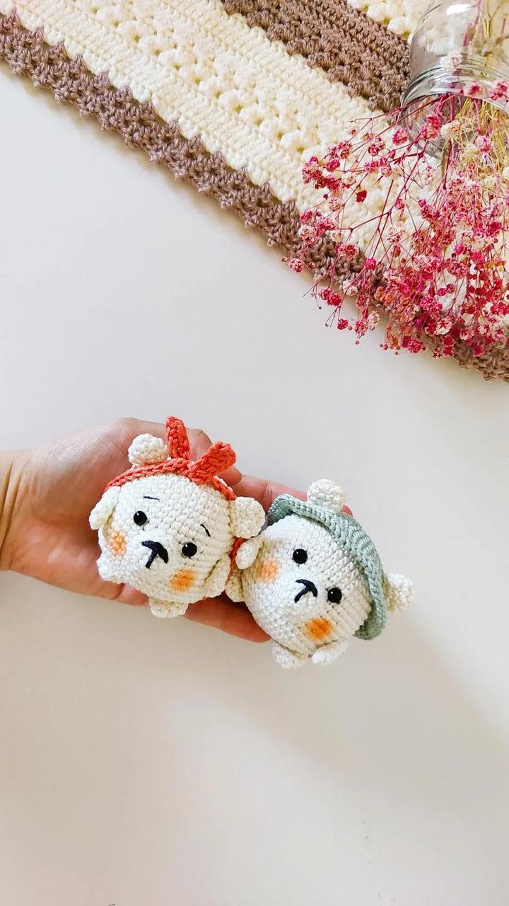Mini Poppy & Percy Polar Bear Crochet Pattern