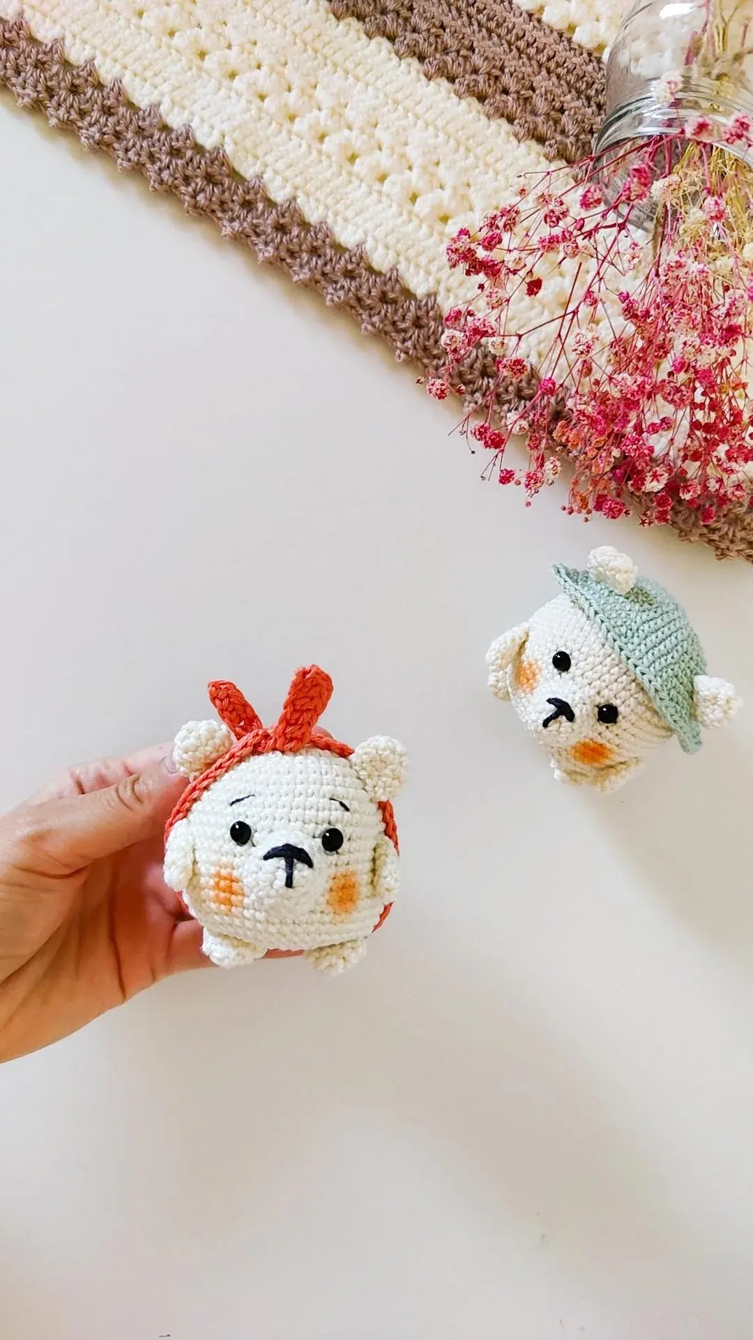 Mini Poppy & Percy Polar Bear Crochet Pattern