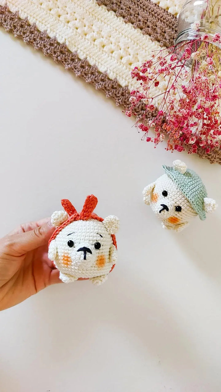 Mini Poppy & Percy Polar Bear Crochet Pattern