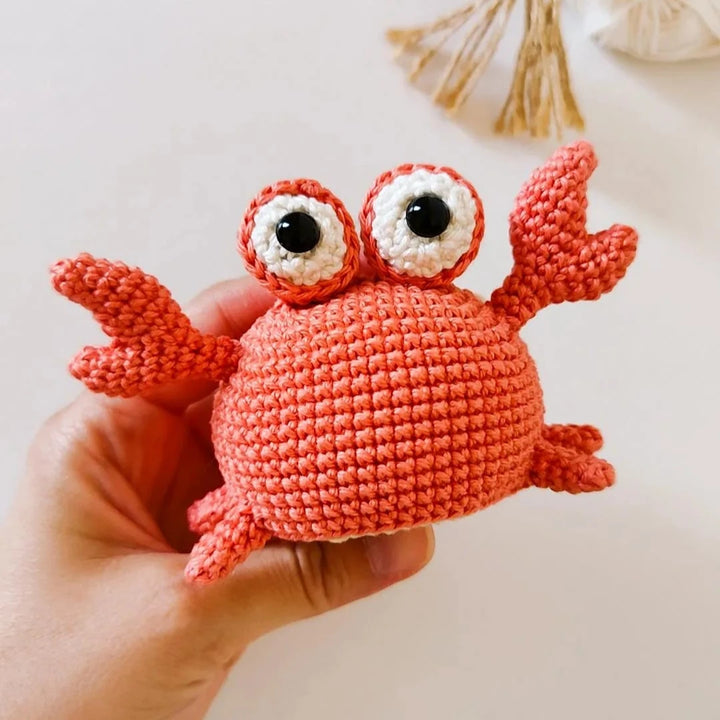 Meet Caleb The Crab Crochet Pattern