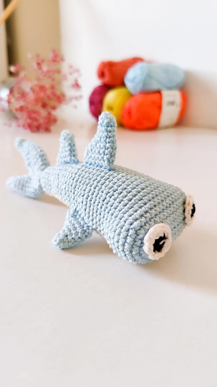 Shadownfin the Shark Crochet Pattern
