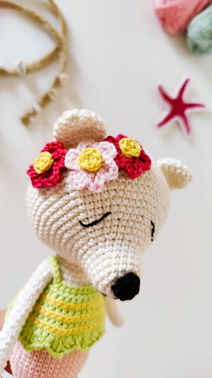 Poppy the Merpolar Bear Crochet Pattern
