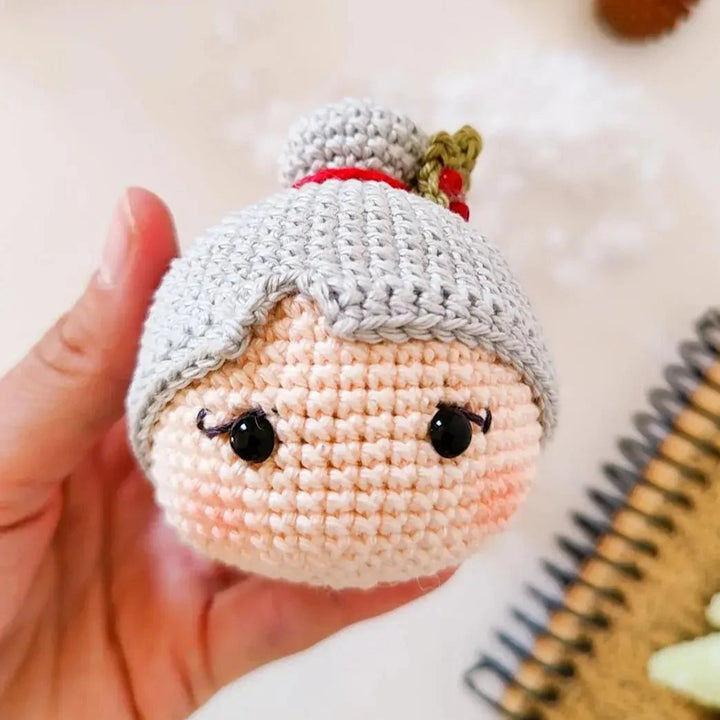 Mrs. Claus Christmas Ornament & Decoration Crochet Pattern
