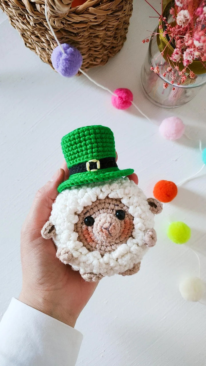 Patrick the Sheep "The Luck Bringer" Crochet Pattern