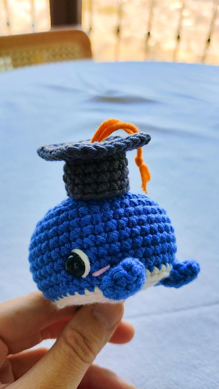 Walter the Wise Whale Crochet Pattern