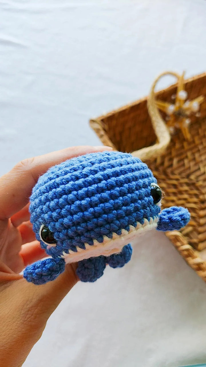 Walter the Wise Whale Crochet Pattern