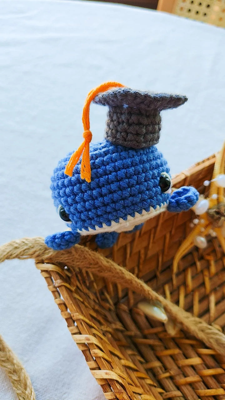 Walter the Wise Whale Crochet Pattern