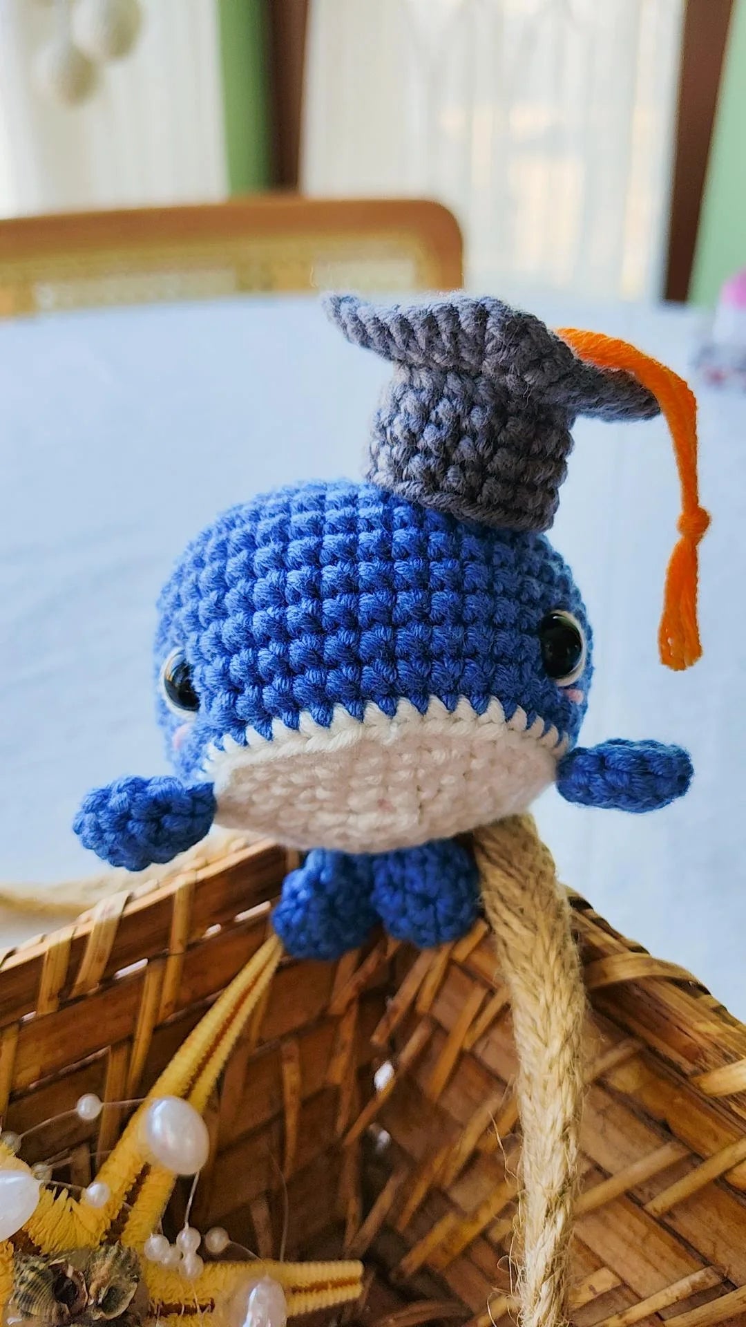 Walter the Wise Whale Crochet Pattern