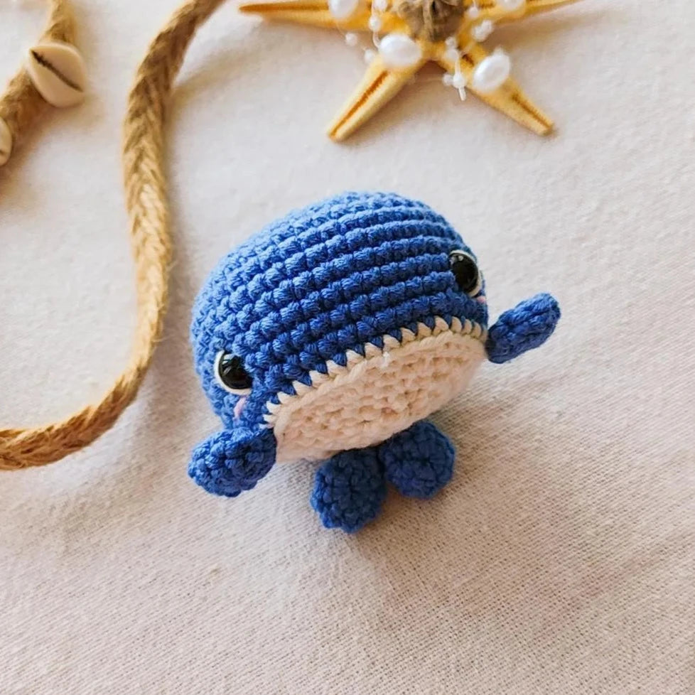 Walter the Wise Whale Crochet Pattern