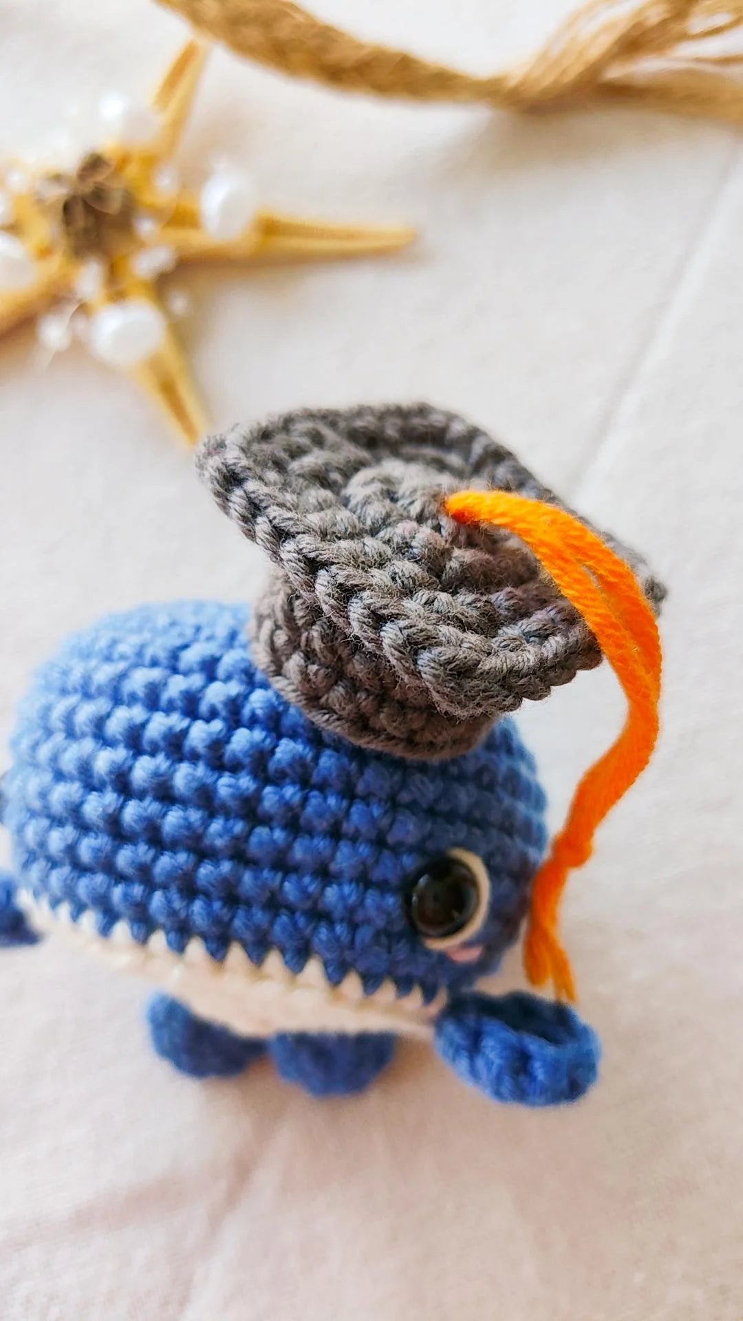 Walter the Wise Whale Crochet Pattern
