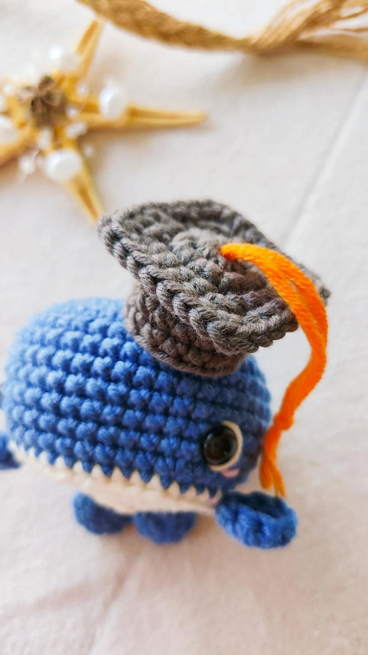 Walter the Wise Whale Crochet Pattern
