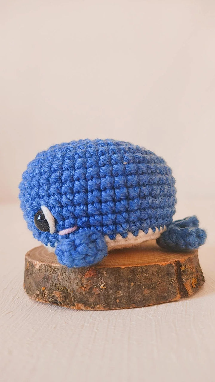 Walter the Wise Whale Crochet Pattern