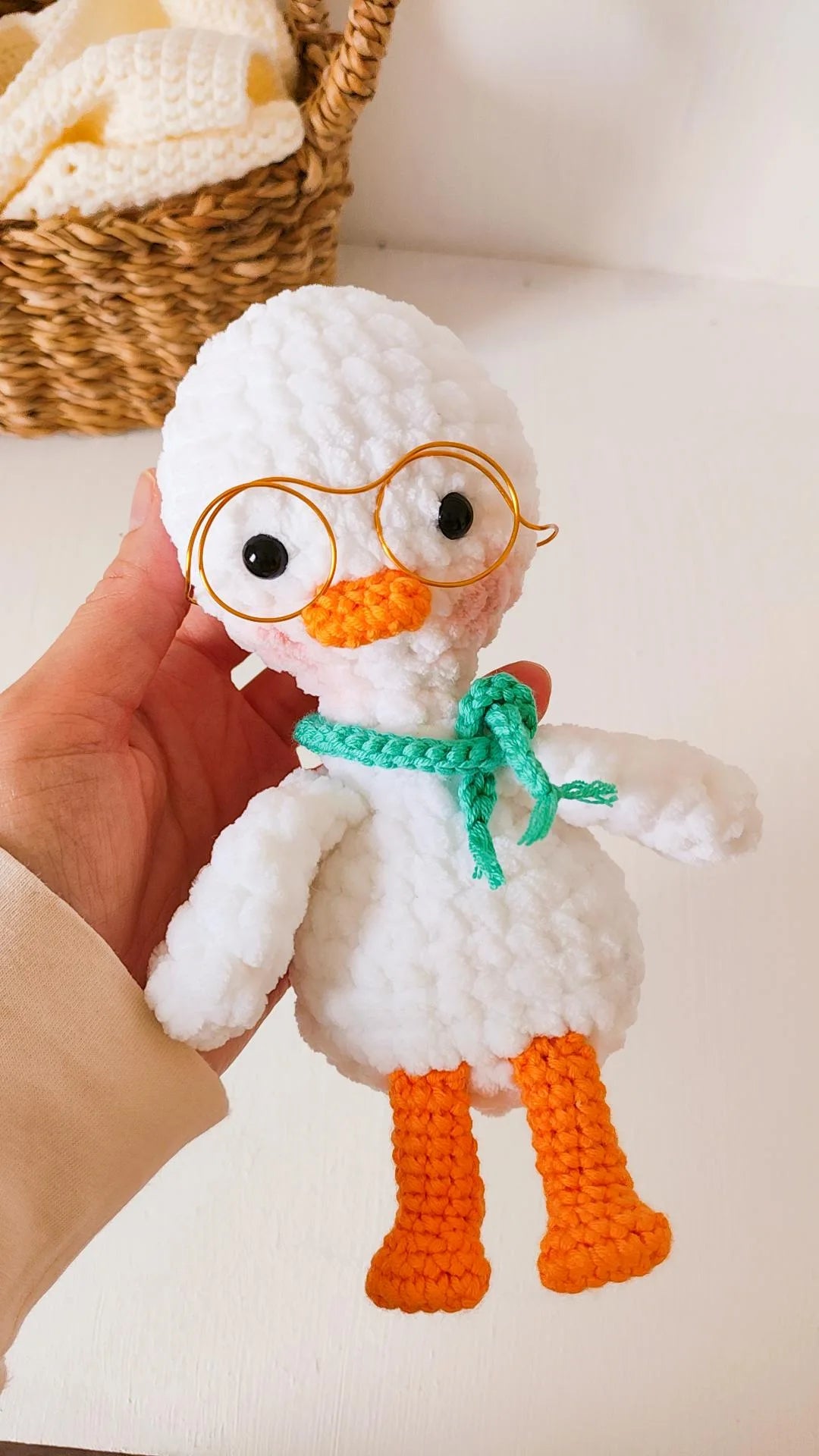 Aidan the Goose Crochet Pattern