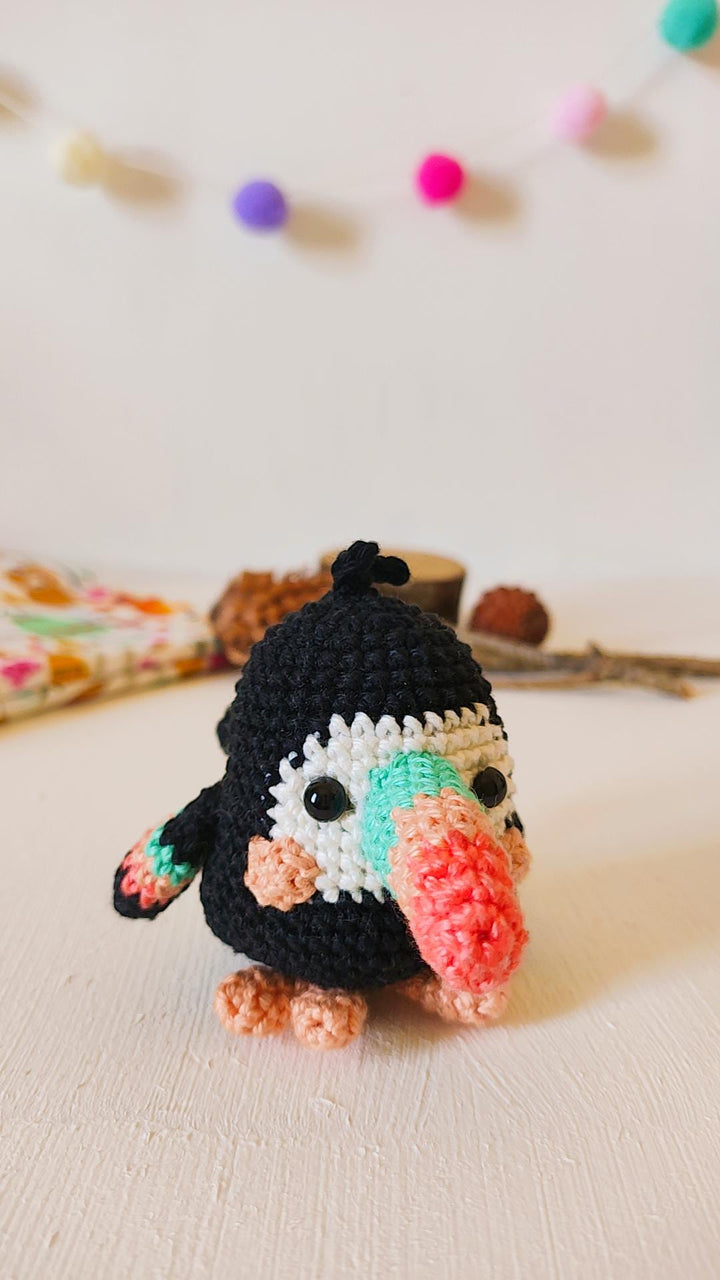 Theodore the Toucan Crochet Pattern