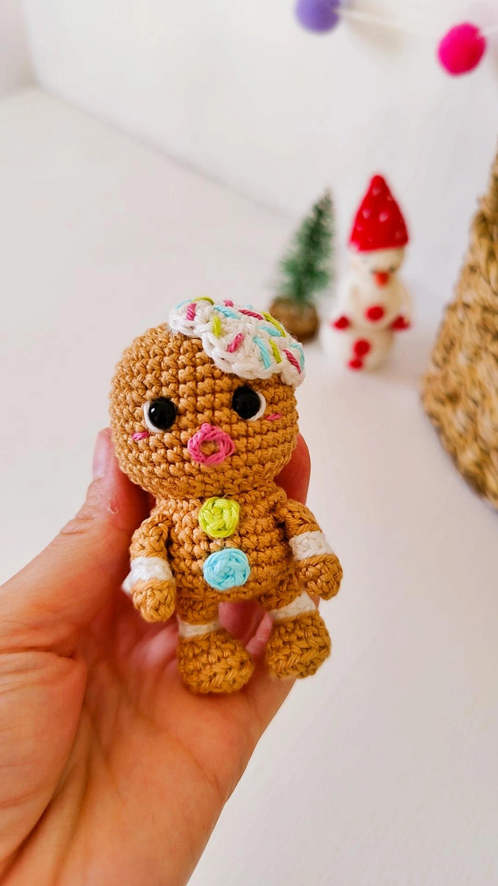 Gingerbread Man Crochet Pattern