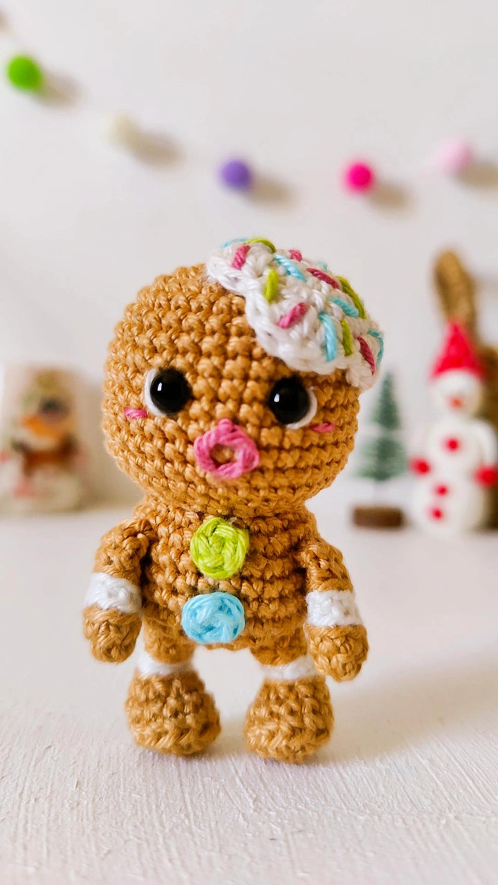 Gingerbread Man Crochet Pattern