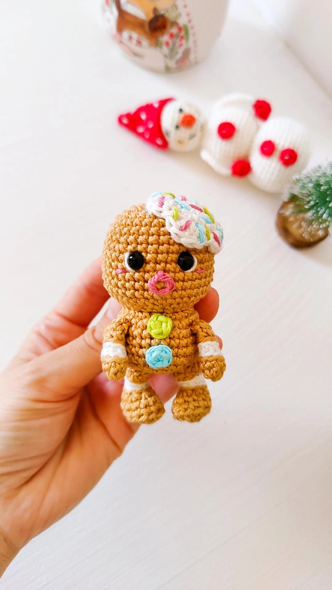 Gingerbread Man Crochet Pattern