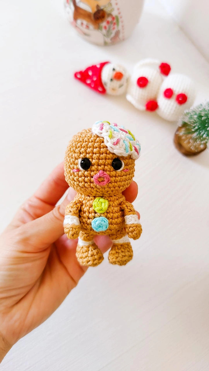 Gingerbread Man Crochet Pattern