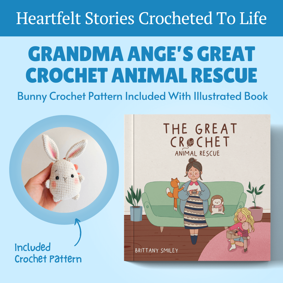 The Great Crochet Animal Rescue Illustrated Book & Bunny Crochet Pattern