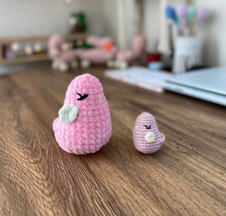 Dove Crochet Pattern & Matching Card: "New Baby"