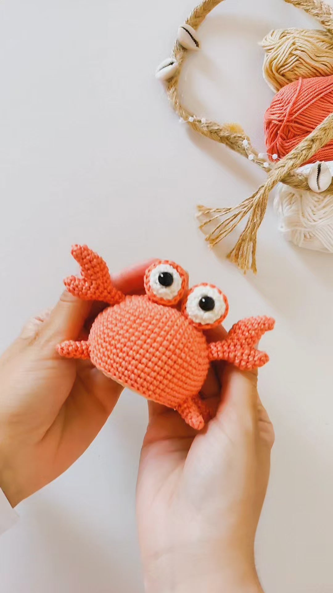 Chester the Crab Crochet Pattern