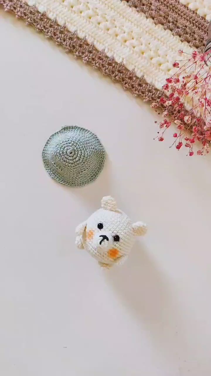 Percy the Mini Polar Bear Crochet Pattern