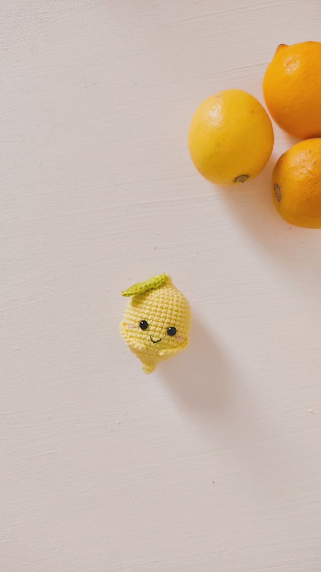 Lemon Crochet Pattern & Matching Card: "Feel Better Soon"