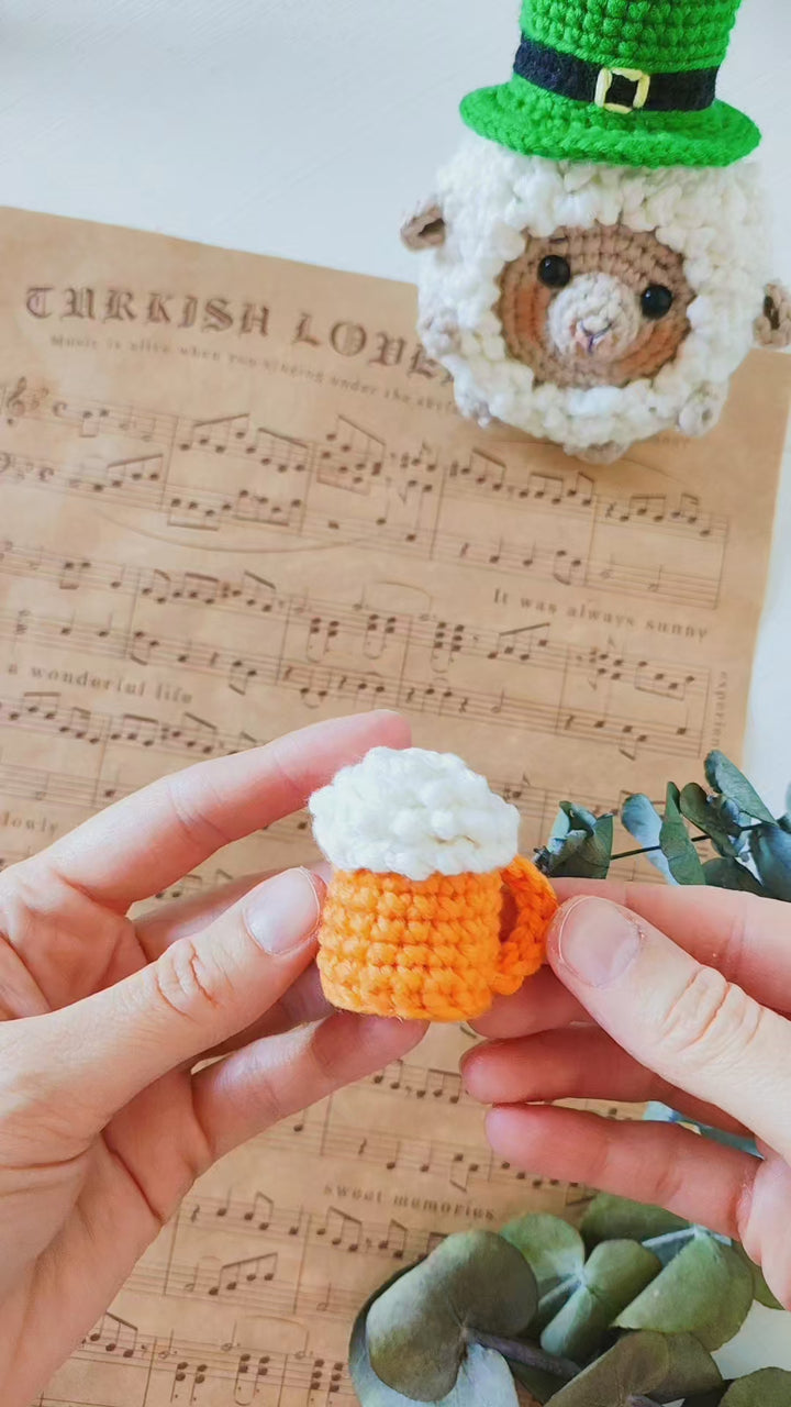 Patrick the Sheep "The Luck Bringer" Crochet Pattern