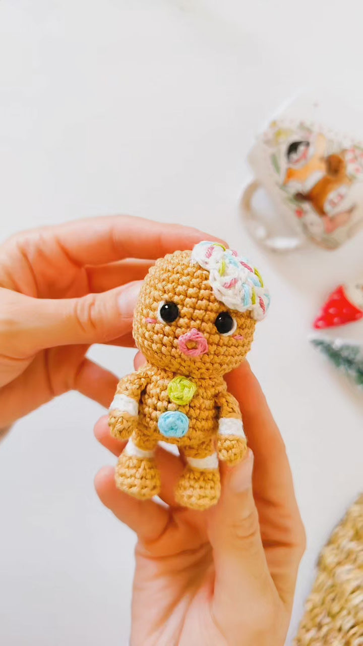 Gingerbread Man Crochet Pattern