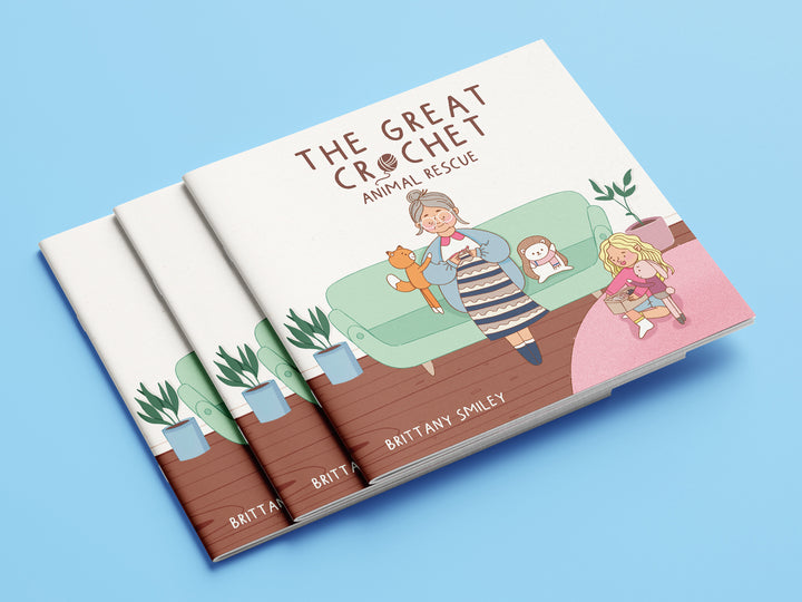 The Great Crochet Animal Rescue Illustrated Book & Bunny Crochet Pattern