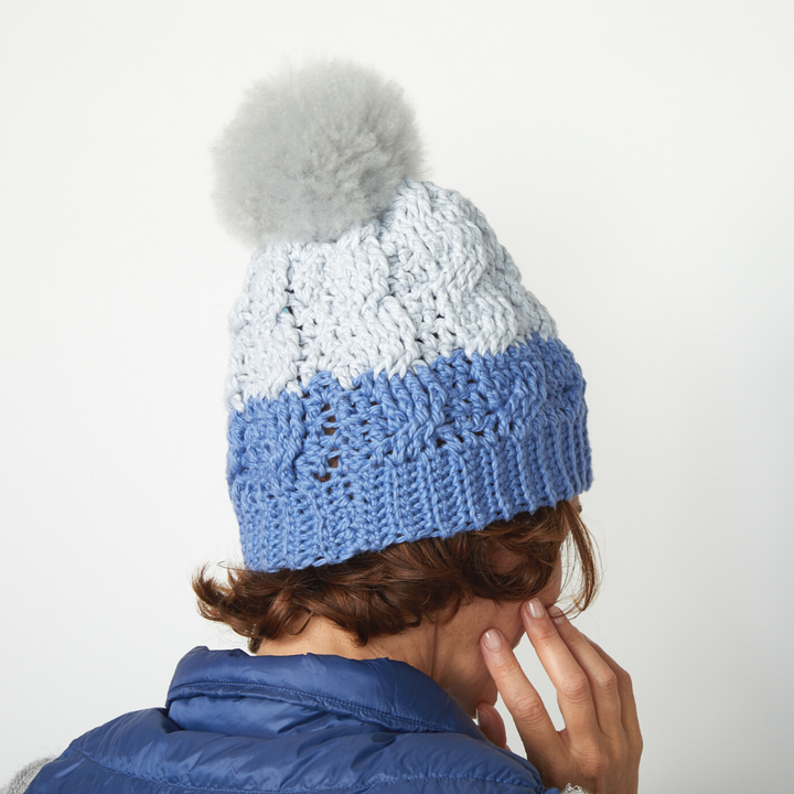 Cable Beanie Hat Crochet Pattern