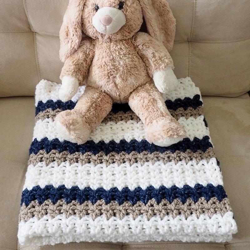 Lily's "Done in a Day" Baby Blanket Crochet Pattern