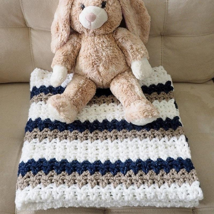 Lily's "Done in a Day" Baby Blanket Crochet Pattern