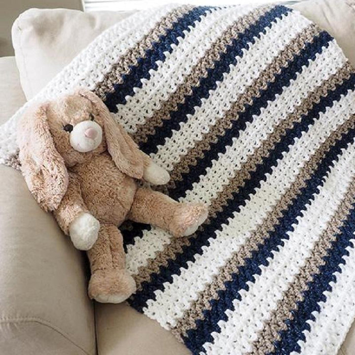 Lily's "Done in a Day" Baby Blanket Crochet Pattern