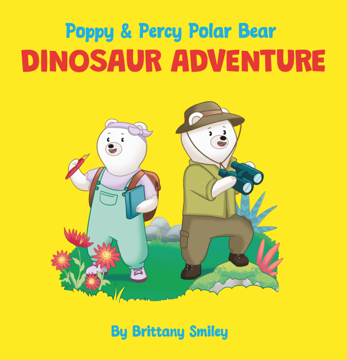 Poppy & Percy Polar Bear Dinosaur Adventure Book & T-rex Crochet Pattern