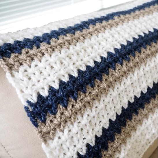 Lily's "Done in a Day" Baby Blanket Crochet Pattern